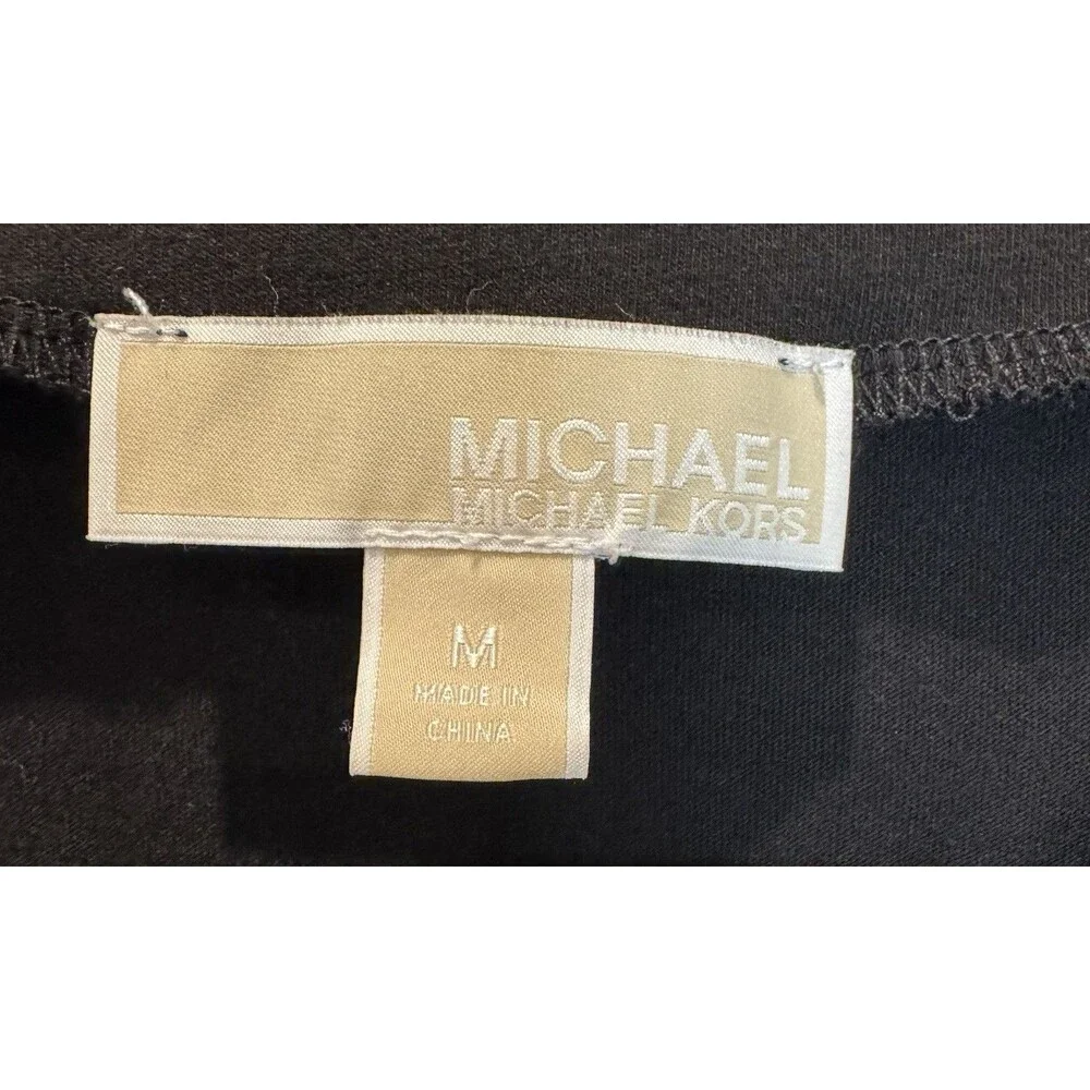 Michael Kors Sleeveless Black Top Women’s M Medium (Minor Flaw - See Pics!)